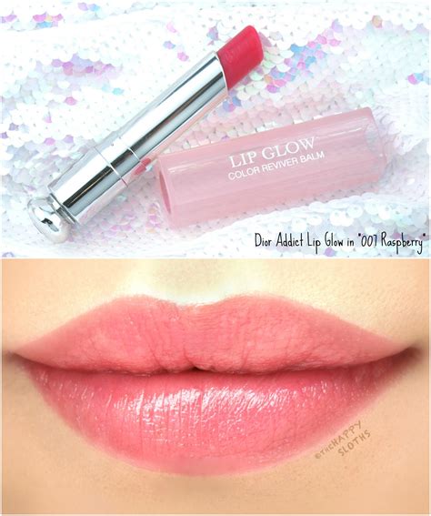 dior addict lip glow color reviver balm raspberry matte|christian Dior lip balm.